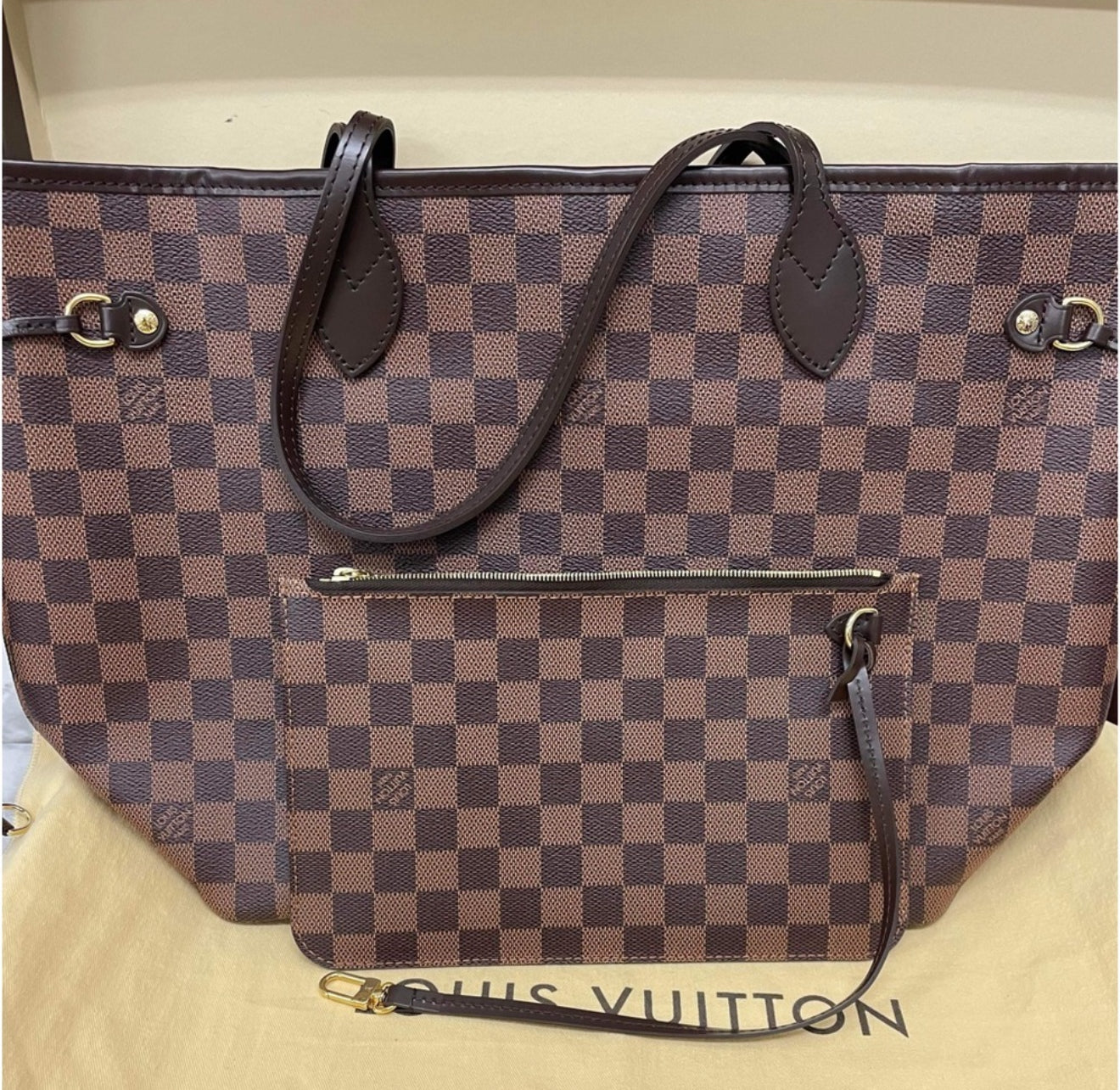 Neverfull MM Damier Ebene
