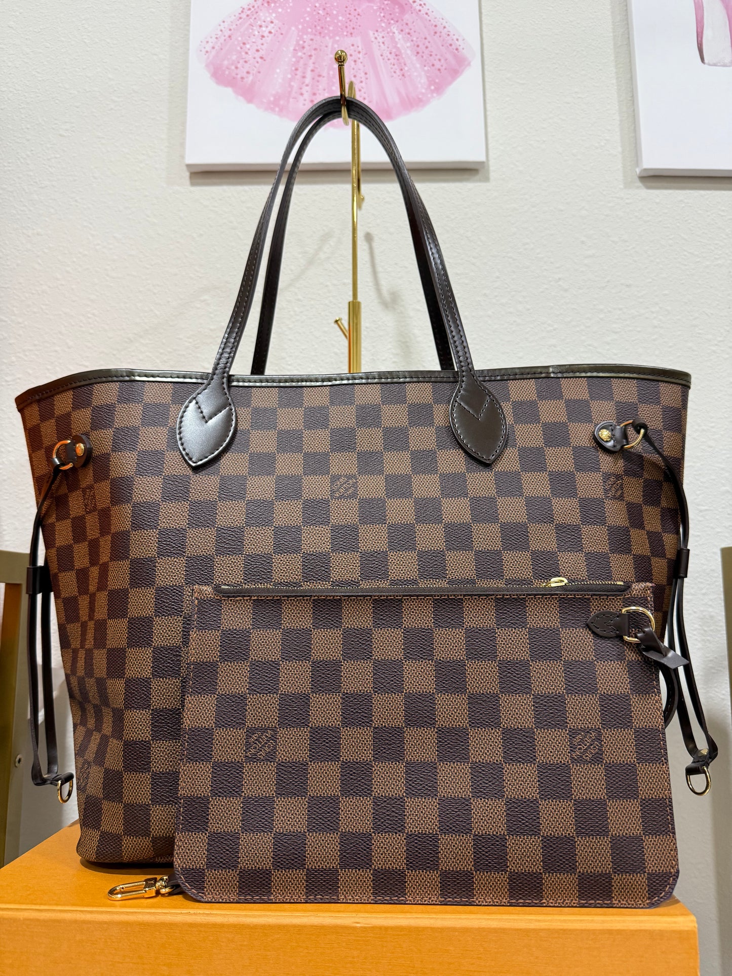 Neverfull MM Damier Ebene