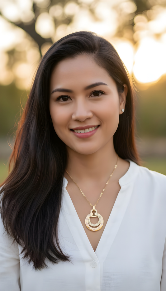 18K Real Gold Necklace