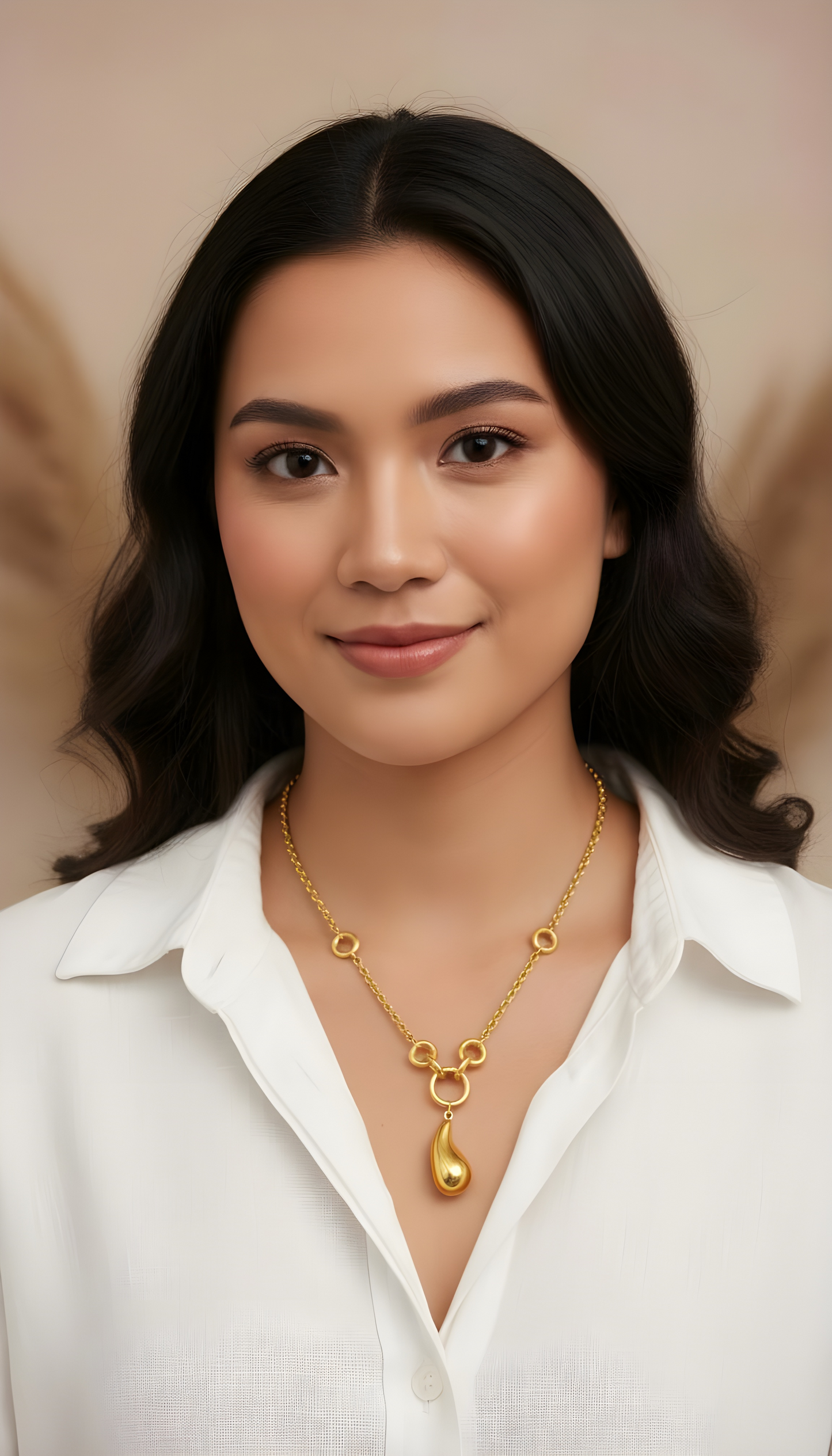 Teardrop 18K Necklace