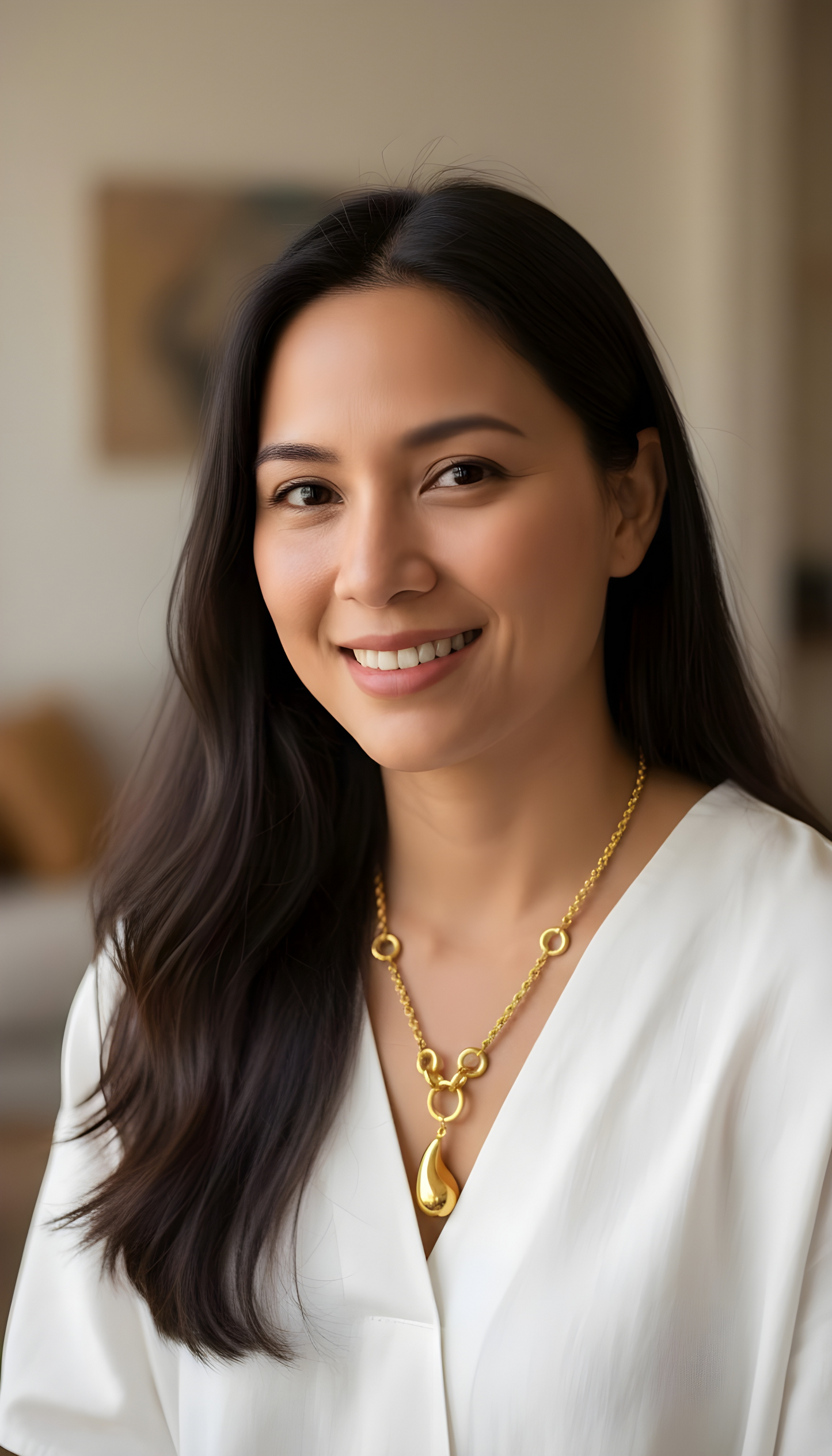 Teardrop 18K Necklace